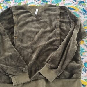 Latched Mama Olive Green Women's Sweatshirt